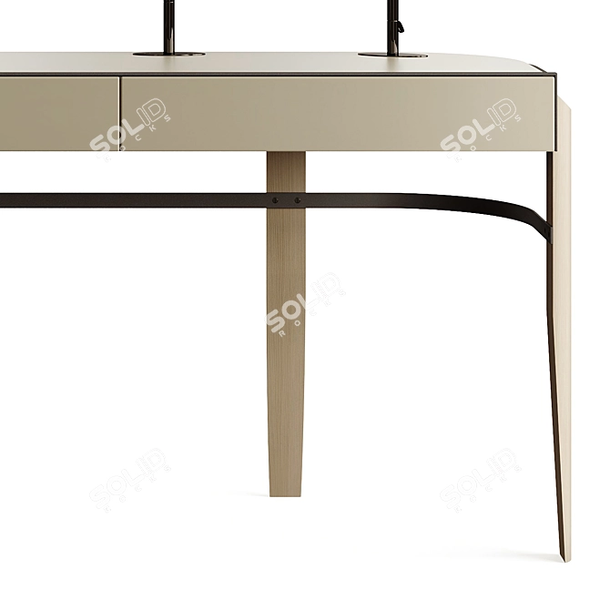 Chloe Dressing Table with Exceptional Craftsmanship 3D model image 5