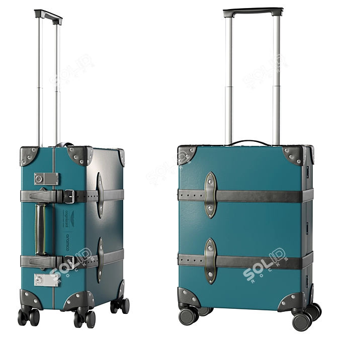 Aston Martin F1 Carry-On: Heritage-Inspired 3D model image 3