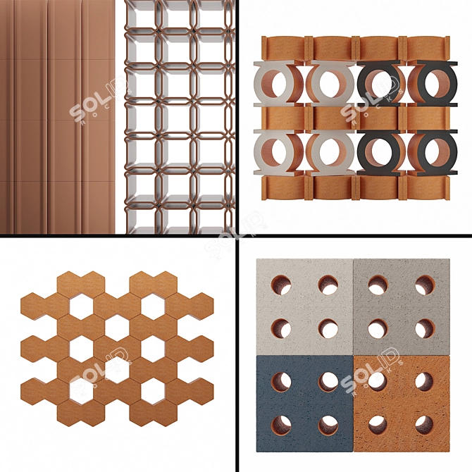  Mutina 3D Elements Collection 3D model image 2