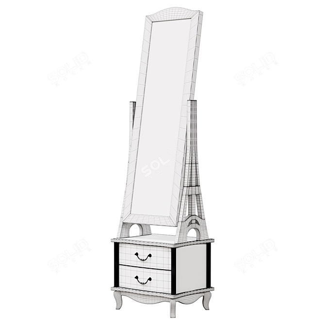  Leset Julietta Floor Mirror 3D model image 2