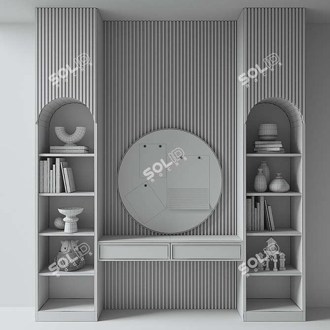  Custom Kids Shelf 3D Model 3D model image 4