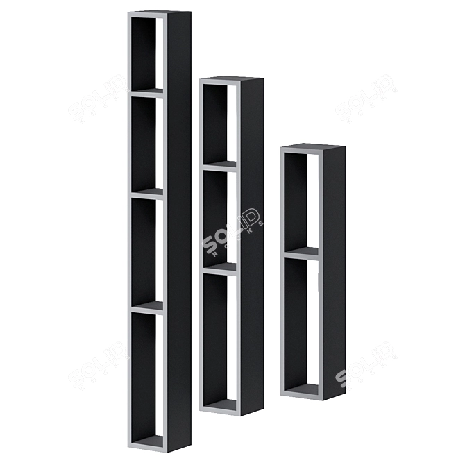 LALIS Vertical Shelf Collection 3D model image 3