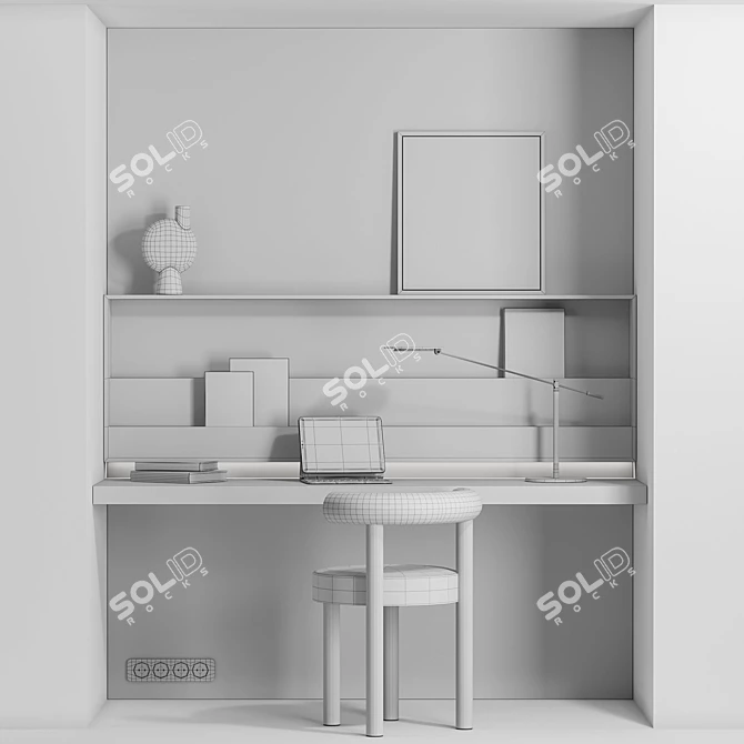 Title: High-Quality 3D Workplace Models 3D model image 4
