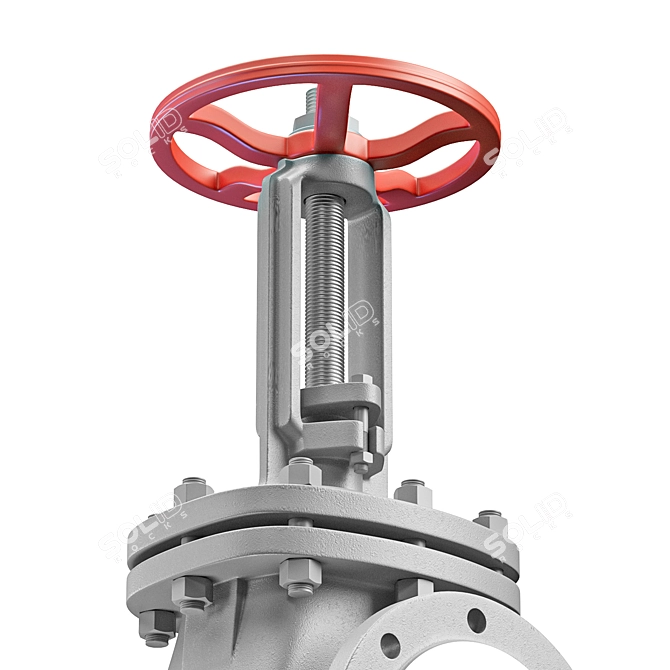 Manual Drive Valve 3D model image 3