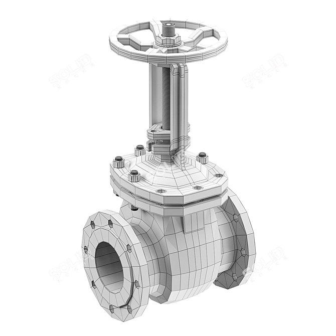 Manual Drive Valve 3D model image 4