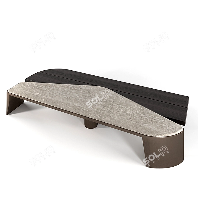 Dynamic Shake Ego Ramp Set 3D model image 1