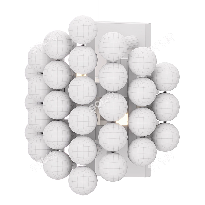 Elegant Mylo Wall Lamp 3D model image 3