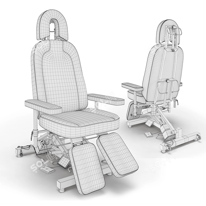  Beauty 2 Electric Massage Chair 3D model image 2