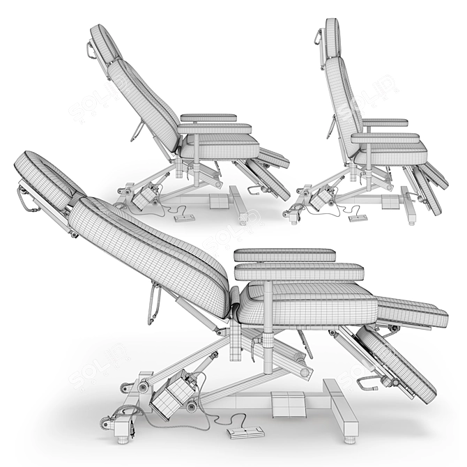  Beauty 2 Electric Massage Chair 3D model image 4