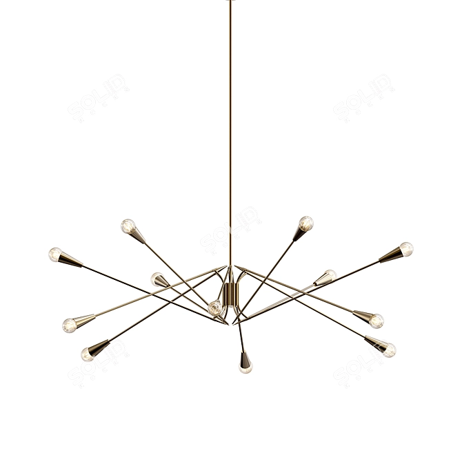 Nipomo Chandelier Model VRay 3.x 3D model image 1