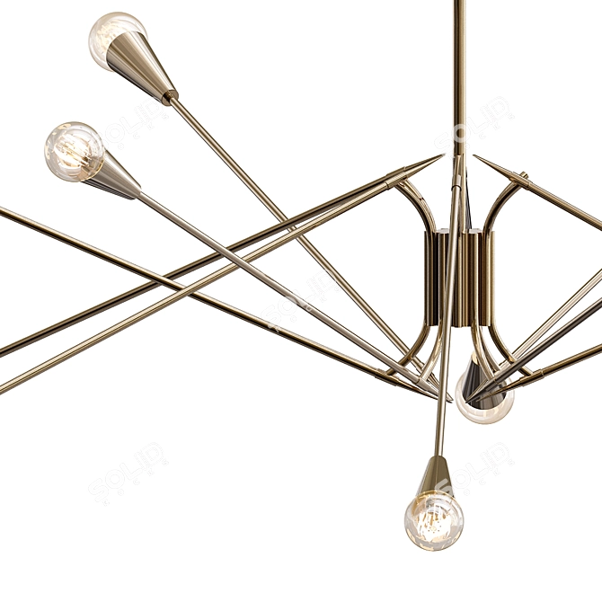 Nipomo Chandelier Model VRay 3.x 3D model image 2