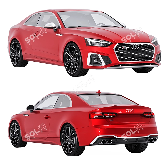 Audi S5 Coupe 2023 Models 3D model image 1