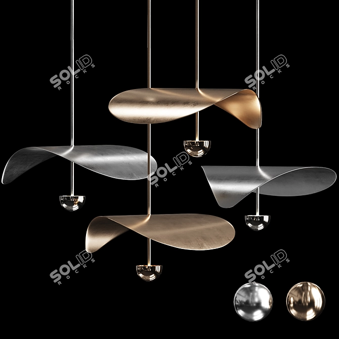 Modern Chic Bonnie Pendant Lighting 3D model image 1