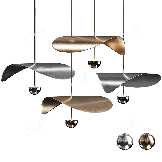 Modern Chic Bonnie Pendant Lighting 3D model image 6