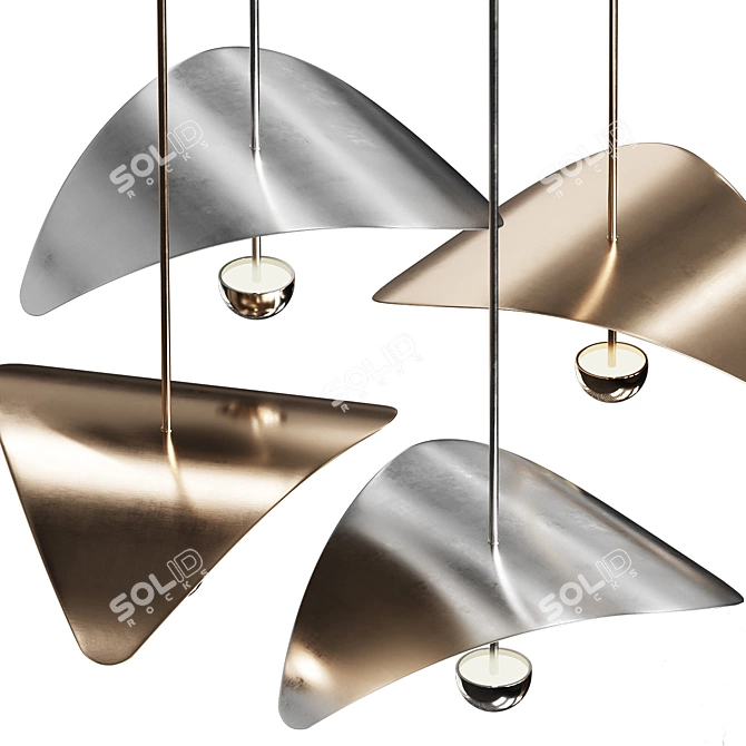 Modern Chic Bonnie Pendant Lighting 3D model image 7