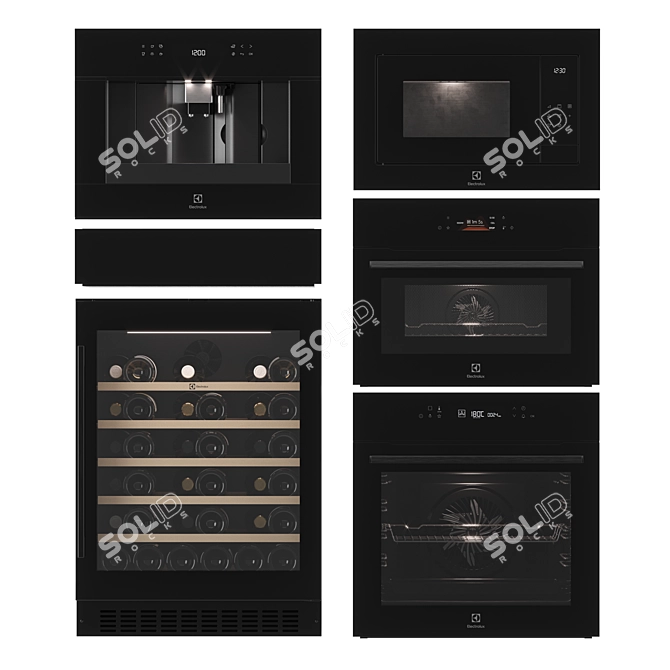 Electrolux Complete Kitchen Appliance Collection 3D model image 1