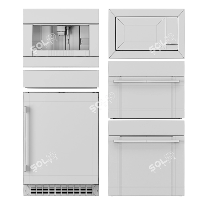 Electrolux Complete Kitchen Appliance Collection 3D model image 7