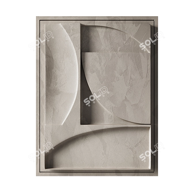 V-Ray Wall Decor Panel 3D model image 1