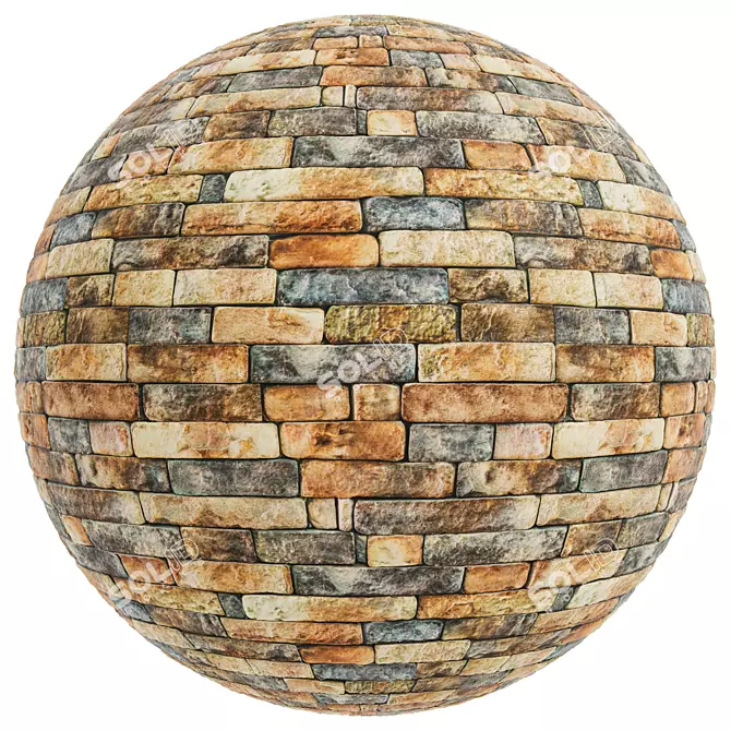  Stone Covering Texture Set 3D model image 2