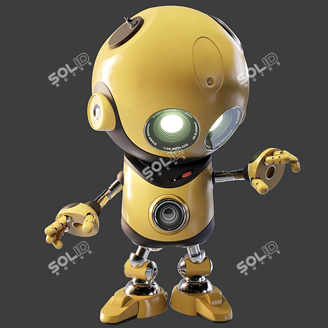 Turbo Robot Toy Technology Model 3D model image 3