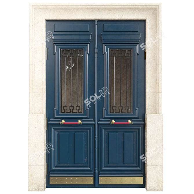 Classic Door 1600mm H-2700mm 3D 3D model image 1