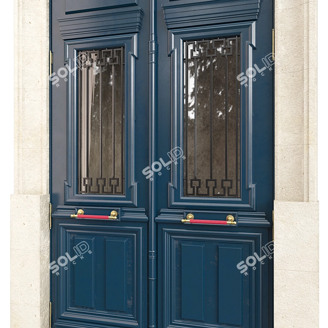 Classic Door 1600mm H-2700mm 3D 3D model image 3