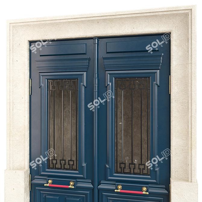 Classic Door 1600mm H-2700mm 3D 3D model image 4