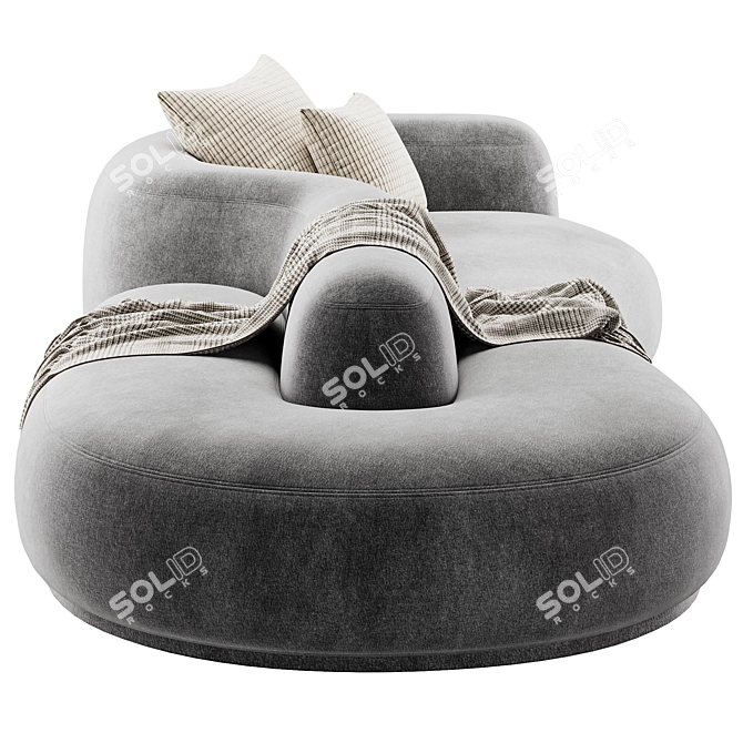 Modern Kay Sofa Render Bundle 3D model image 5