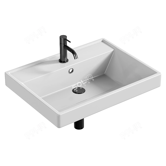 DIWO Enisey 60 Washbasin 3D model image 1