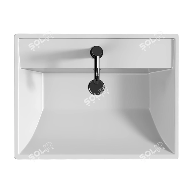 DIWO Enisey 60 Washbasin 3D model image 3