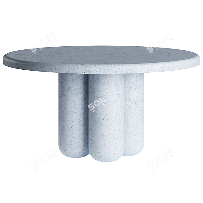 Sculptural Giudecca Tables: Original Elegance 3D model image 1