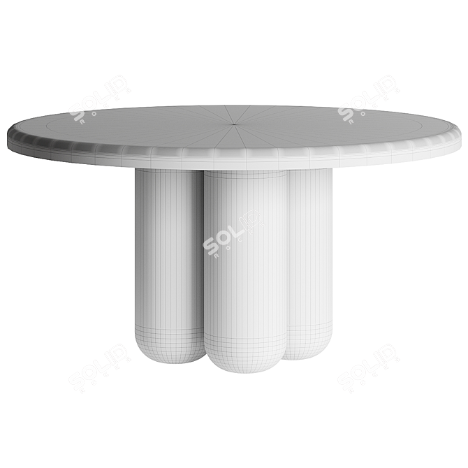 Sculptural Giudecca Tables: Original Elegance 3D model image 2