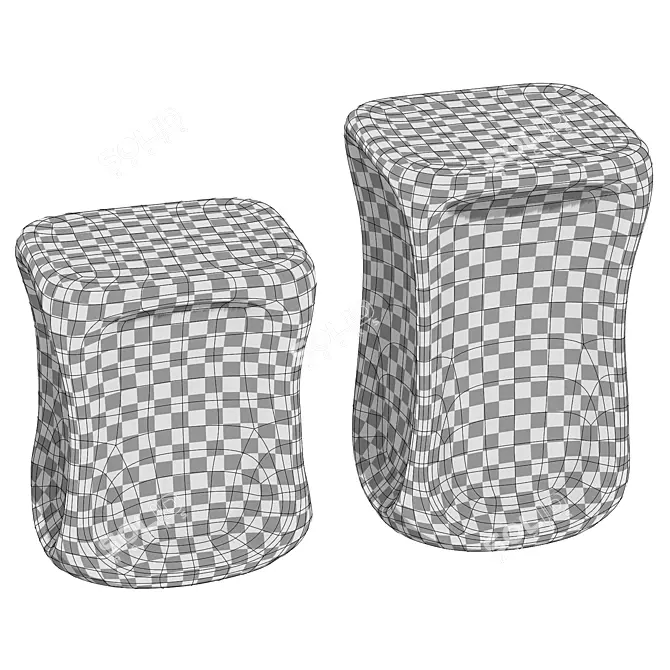 Formation Ceramic Accent Table 3D model image 7