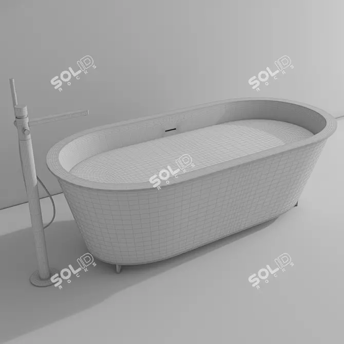 Cielo Ottavia Bathtub 3D Models 3D model image 4