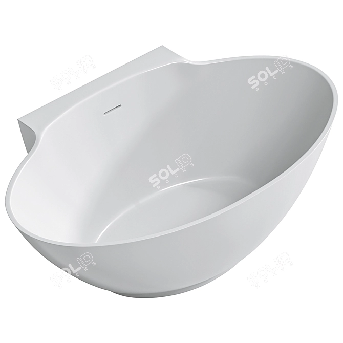 Acrylic Bath ABBER AB9237 3D model image 3