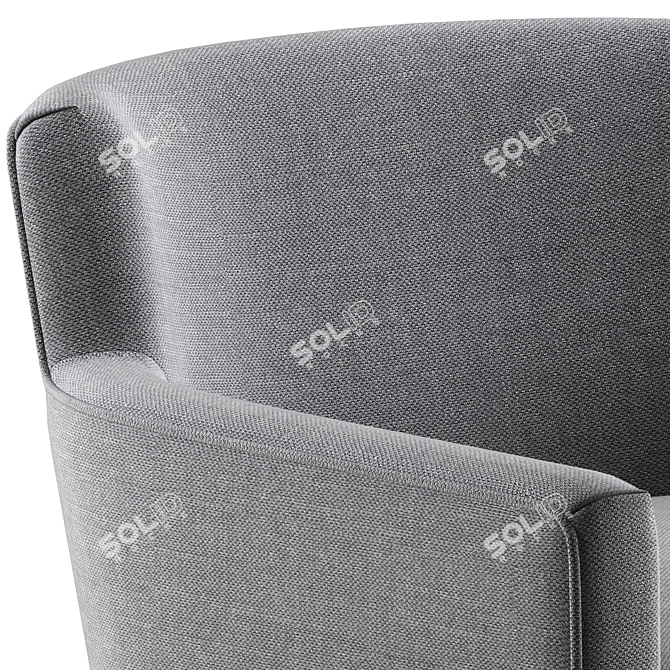 Elegant a.rudin Armchair Design 3D model image 3
