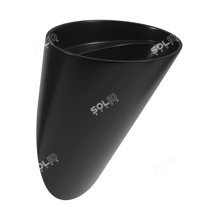 Sleek Bocchi Venezia Sink 3D model image 1