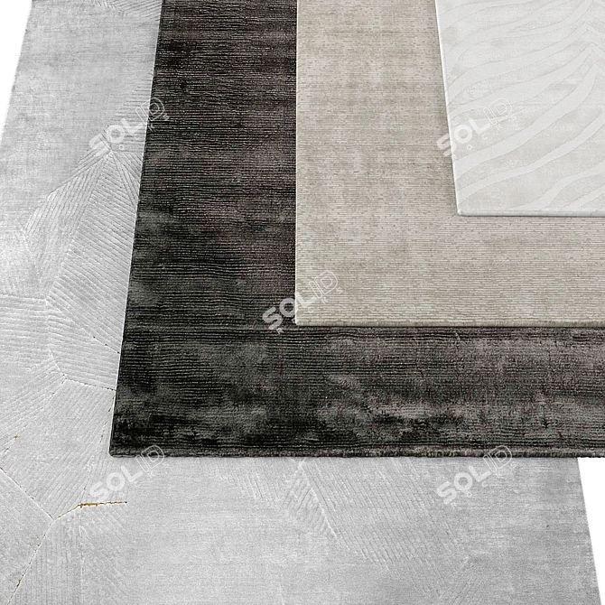 Assorted Rugs Collection 3D model image 2