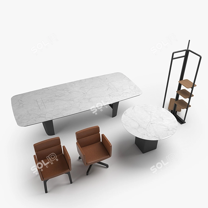 FURSYS Tepui Table Chair Shelves 3D model image 5