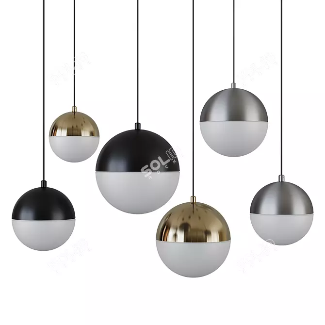 Odeon Light "Pinga" Pendant Light 3D model image 2