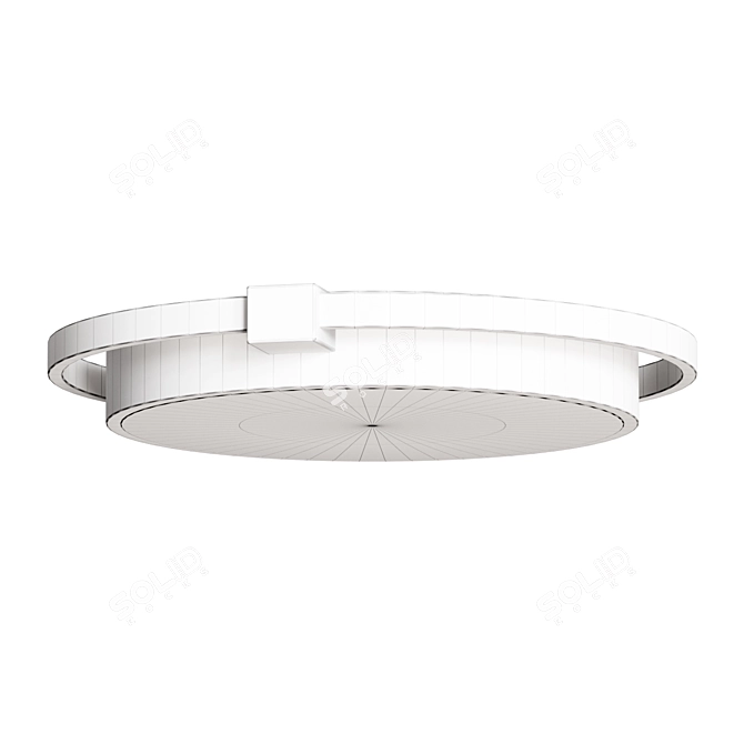 Rustic Chic Ceiling Light Fixture 3D model image 2