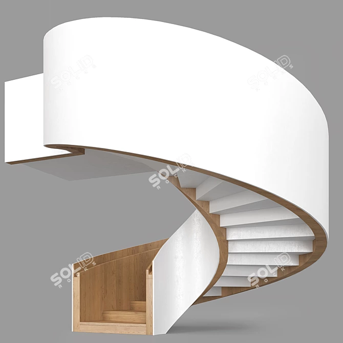 Spiral Staircase Model Set 3D model image 3