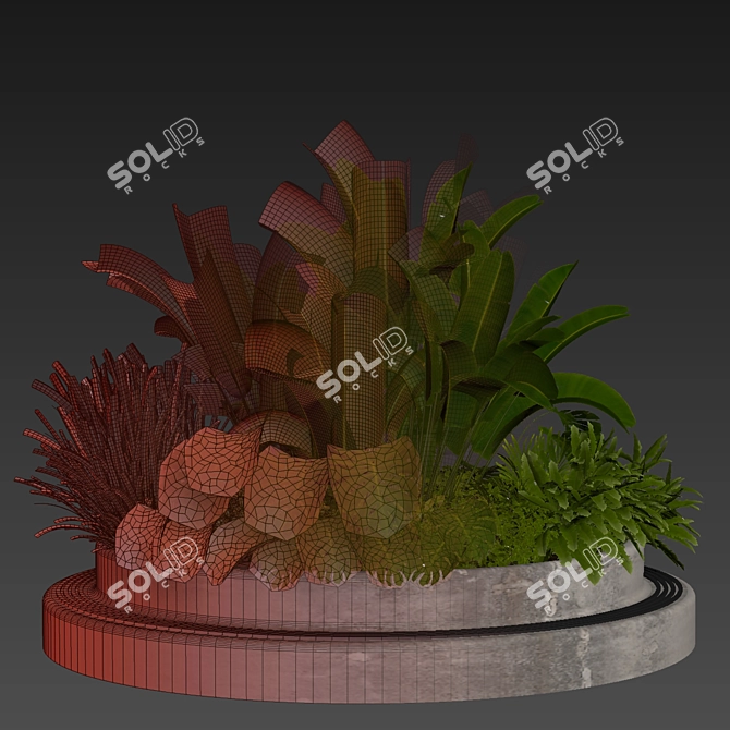 Premium 3D Garden Plant Collection 3D model image 7