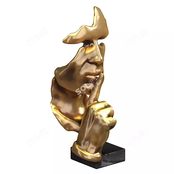 VILEAD Sculpture in CoronaMtl 285mm 3D model image 1