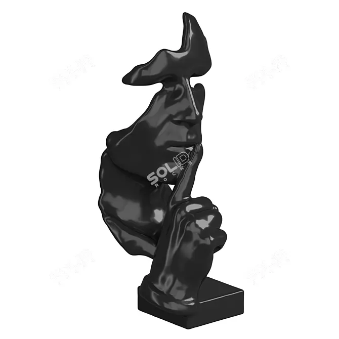 VILEAD Sculpture in CoronaMtl 285mm 3D model image 5