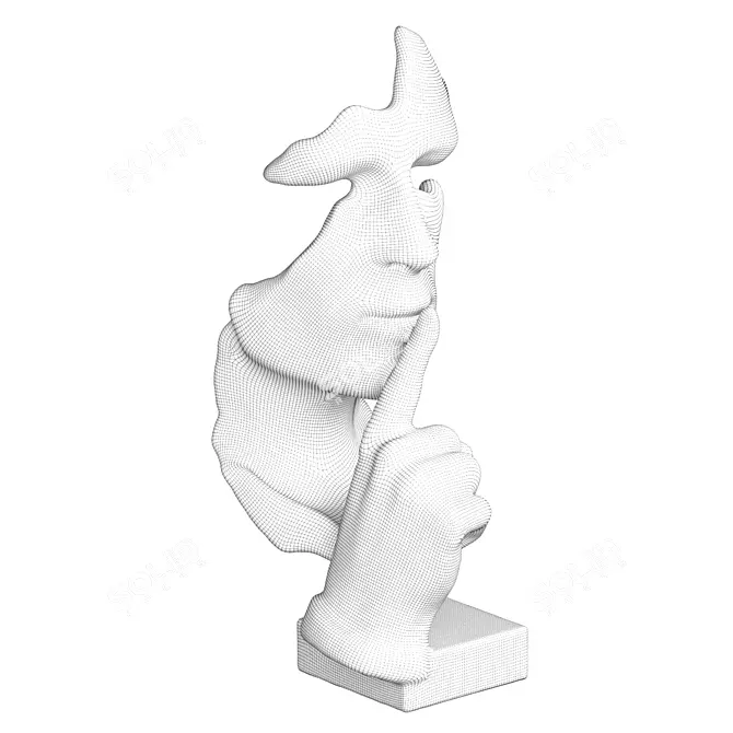 VILEAD Sculpture in CoronaMtl 285mm 3D model image 6