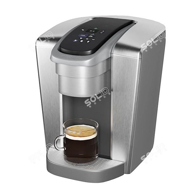 Sleek Keurig K Elite Machine 3D model image 1