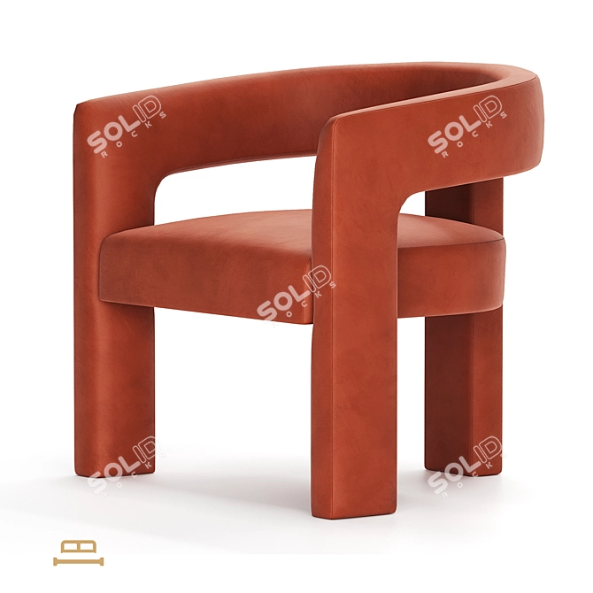 Idealbeds Iris Open Armchair 3D model image 3