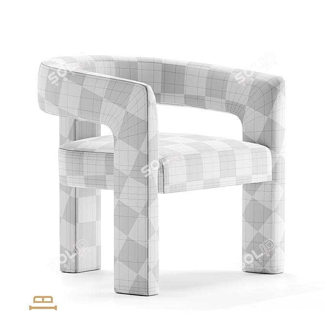 Idealbeds Iris Open Armchair 3D model image 4