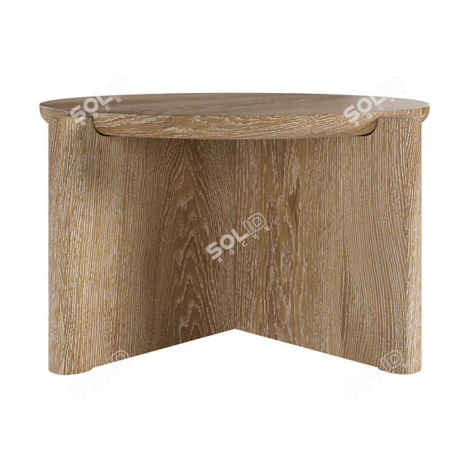 Pebble Set of Three Tables 3D model image 5